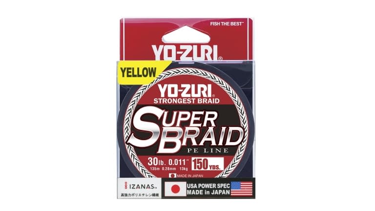Yo-Zuri SuperBraid 150yd - SB30LBYL150