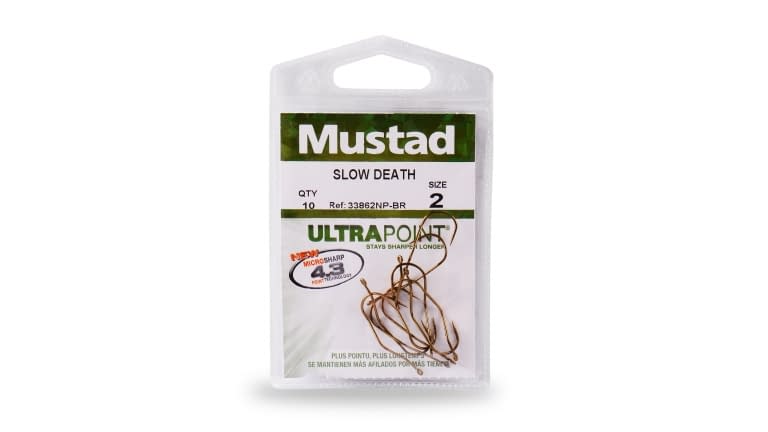Mustad Slow Death Aberdeen Hook - 33862NP-BR-3