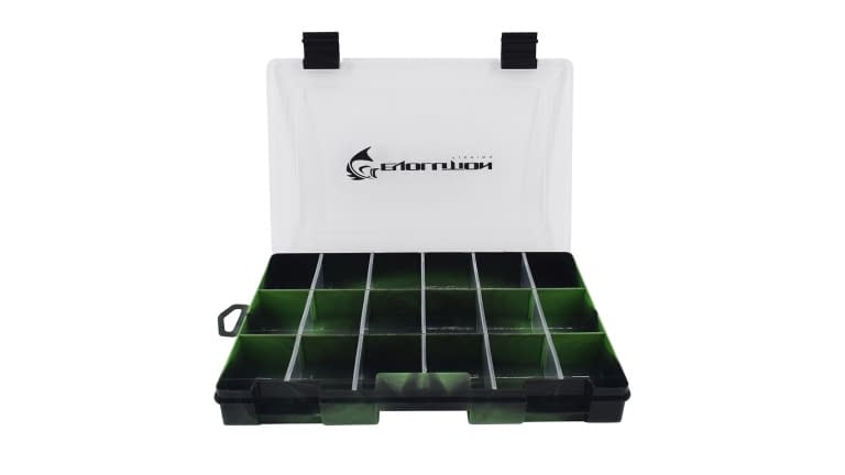 Evolution Drift Series Colored Tackle Trays - 36004_Green_Evolution_Draft_Tackle_Tray_Open