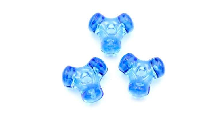 Big Daddy Plastic Tri Beads - TB-BLUE