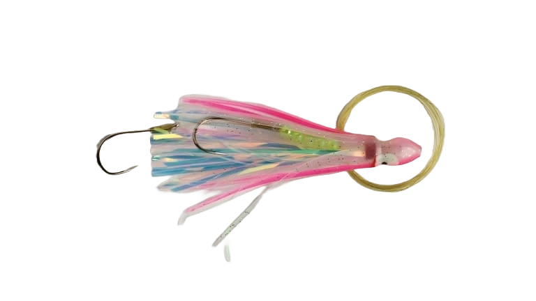 P-Line Rigged Squids - Glow/Purp/Pink