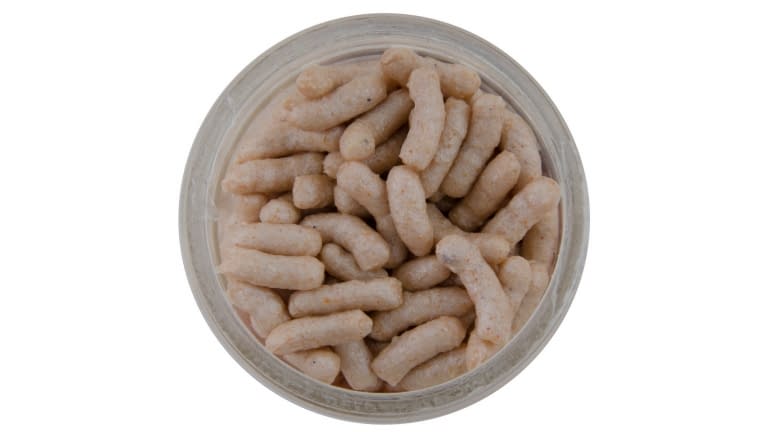 Berkley Gulp Maggots - white maggot open
